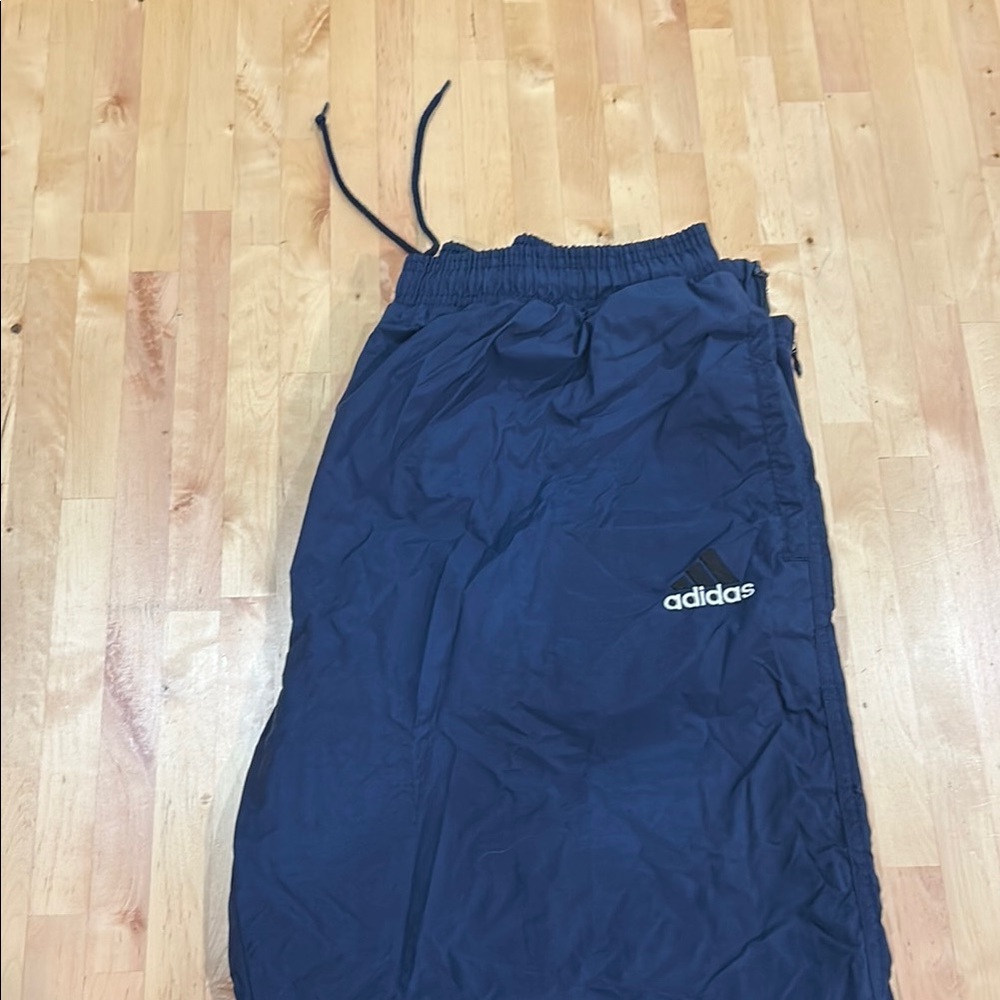 Vintage 90s Adidas Blue Sweatpants Relaxed Fit Joggers
